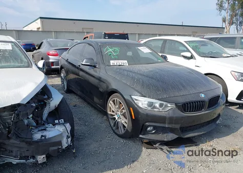 2017 BMW 430I Gran Coupe из США, поврежденный, VIN WBA4F7C30HG787546